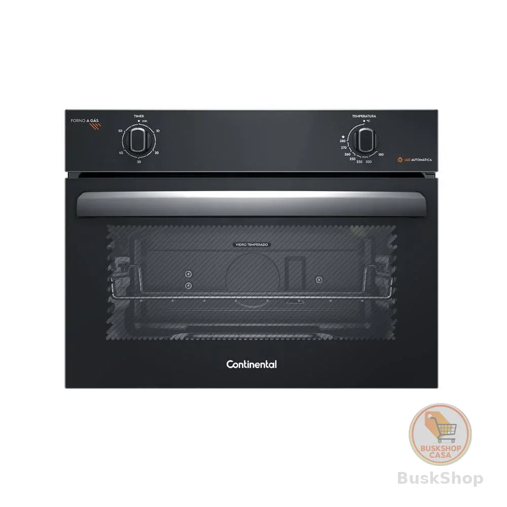 Forno de Embutir a Gás Continental 50L com TOPLimpaFácil (OC4GM)