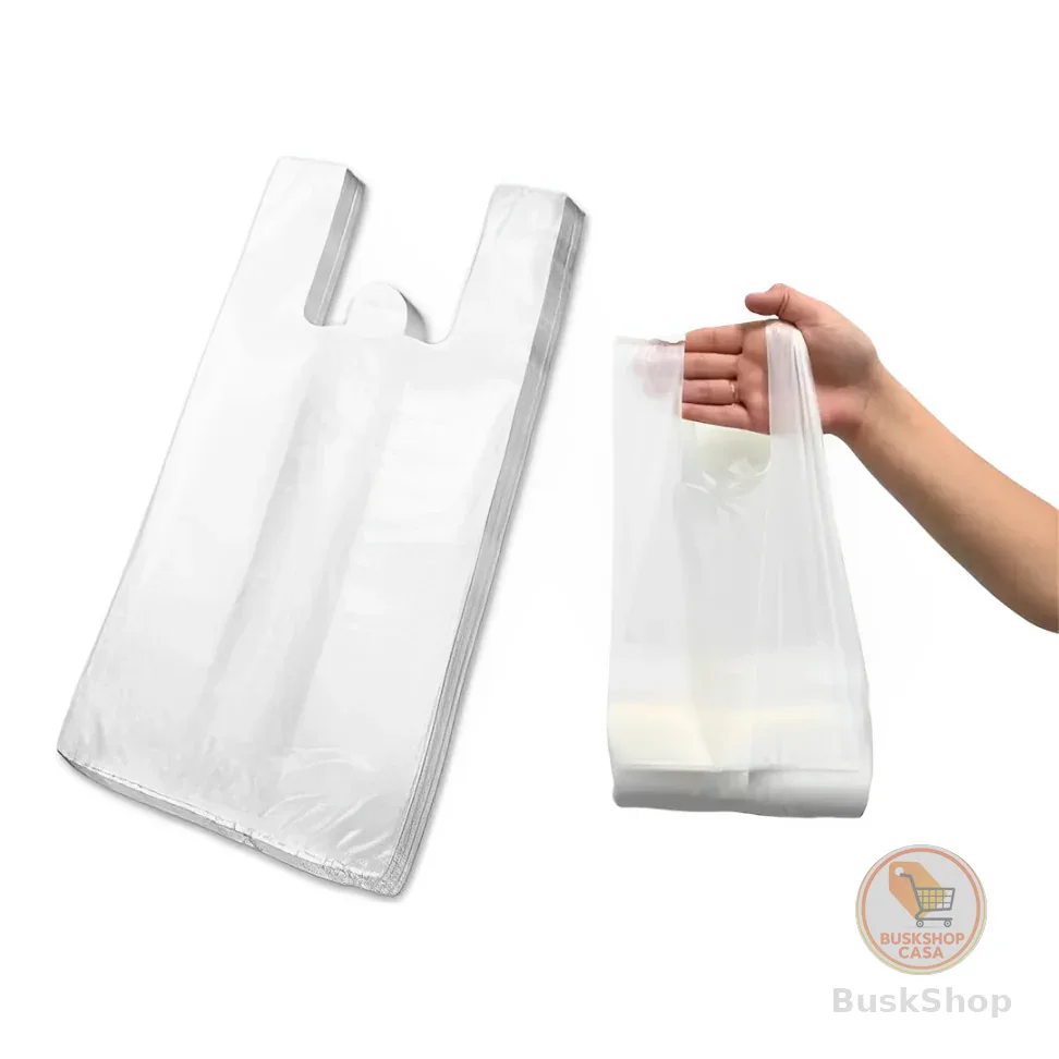 Kit 300 Sacolas Plástica 30x40 Branca Sacola Plásticas Comércio Padaria Mercado Açougue