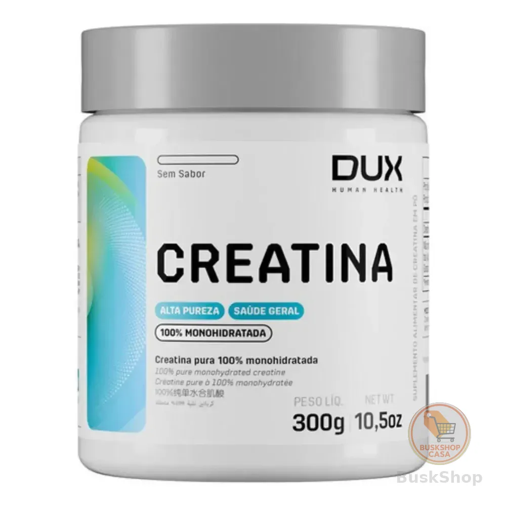 Creatina Dux Nutrition 300gr Monohidratada Pura Sabor Neutro