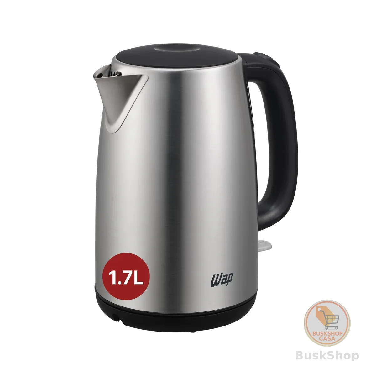 WAP Chaleira Elétrica WCE1 com Base Giratória 1,7 Litros, Filtro que Retém Impurezas, Indicador Nível D'Água, 1200W 127V