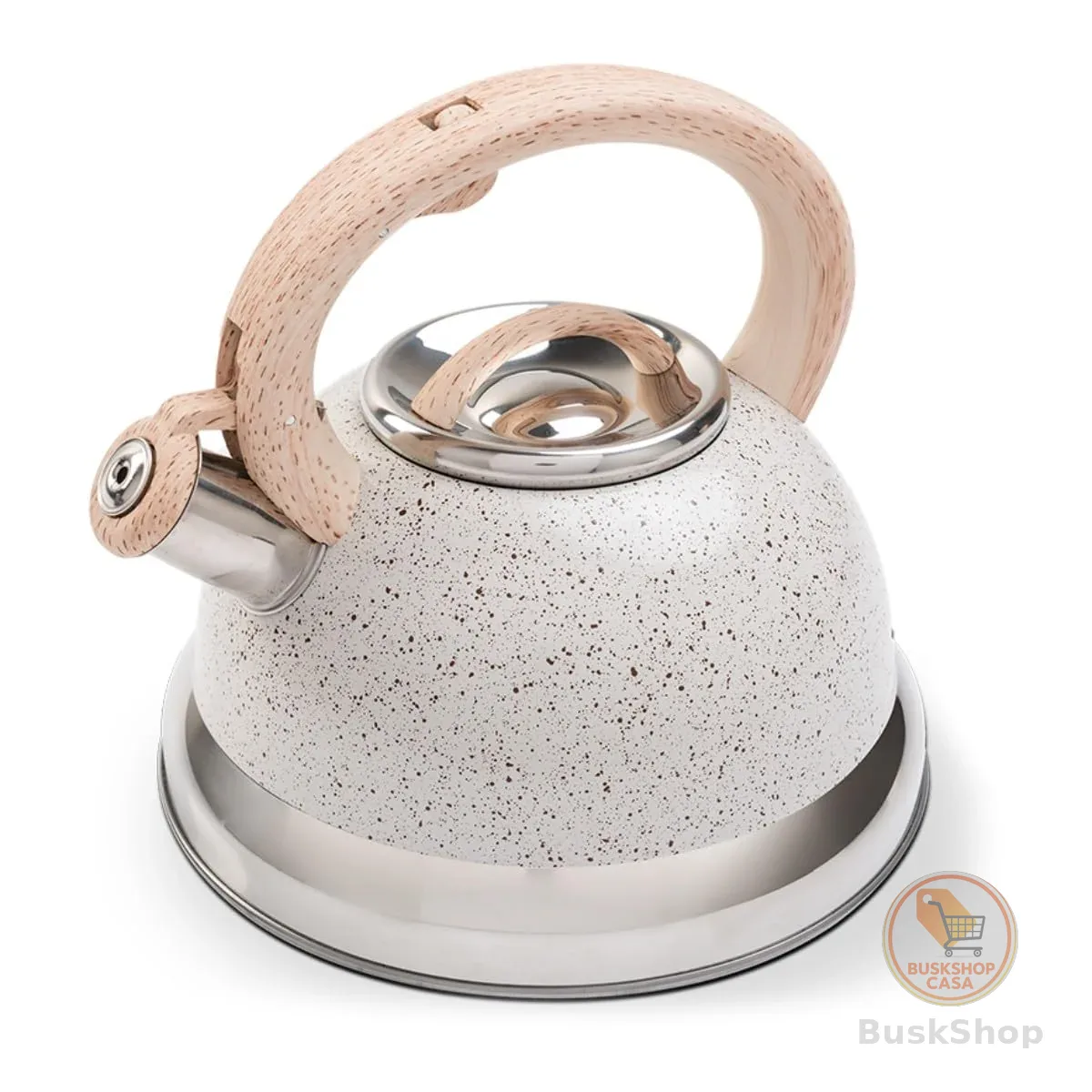 Brinox - Chaleira com Apito 2,7L com Indução Roma - Vanilla