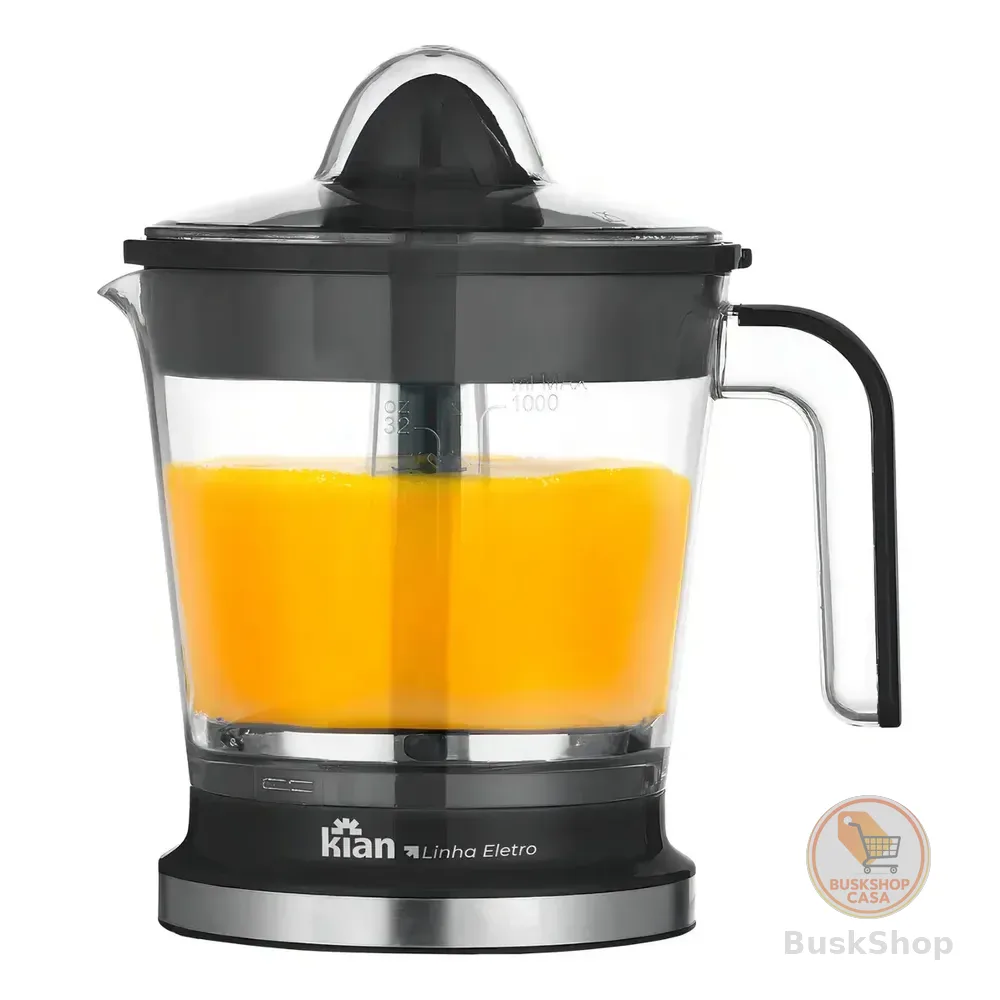 Espremedor Turbo 50w 1,2 Litros: Sucos Rápidos E Sem Esforço Cor Preto Frequência 60 220v