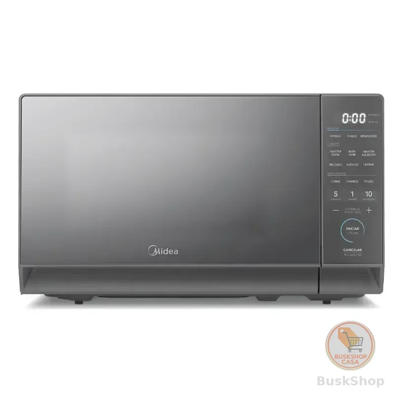 Micro-ondas 20l Prata Porta Espelhada Mastercook Midea 220v