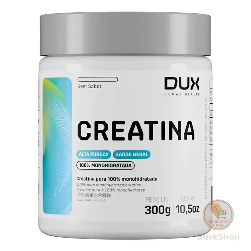 Creatina Dux Human Health 100% Monohidratada Sem Sabor 300g