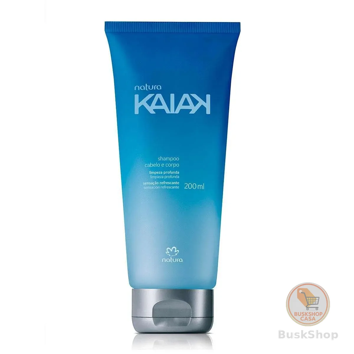 Shampoo Masculino para Cabelo e Corpo Kaiak 200ml