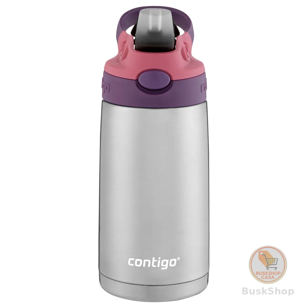 Garrafa Térmica Infantil Autospout 384ml Rosa Contigo