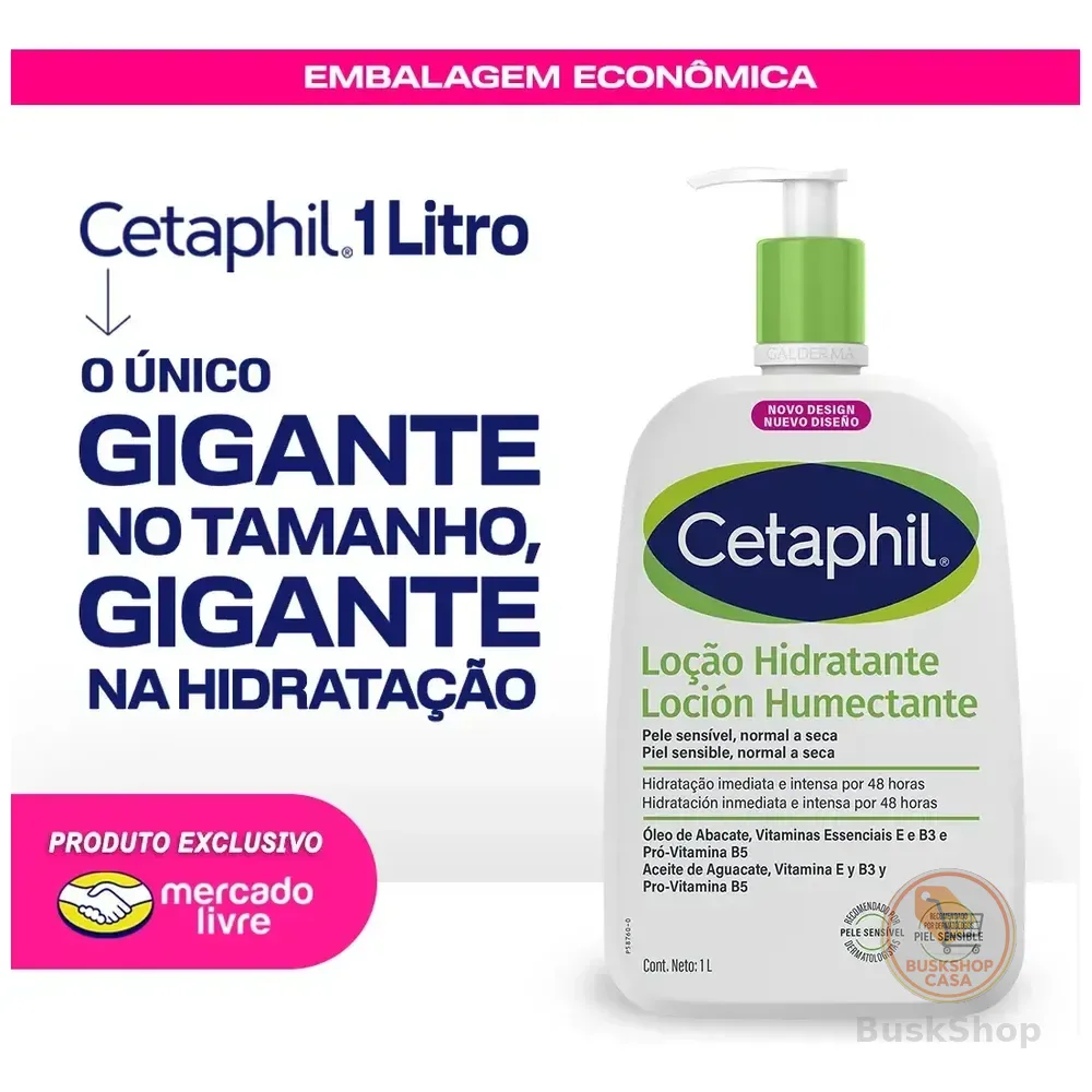 Loção Hidratante Cetaphil Para Pele Normal A Seca X 1 L