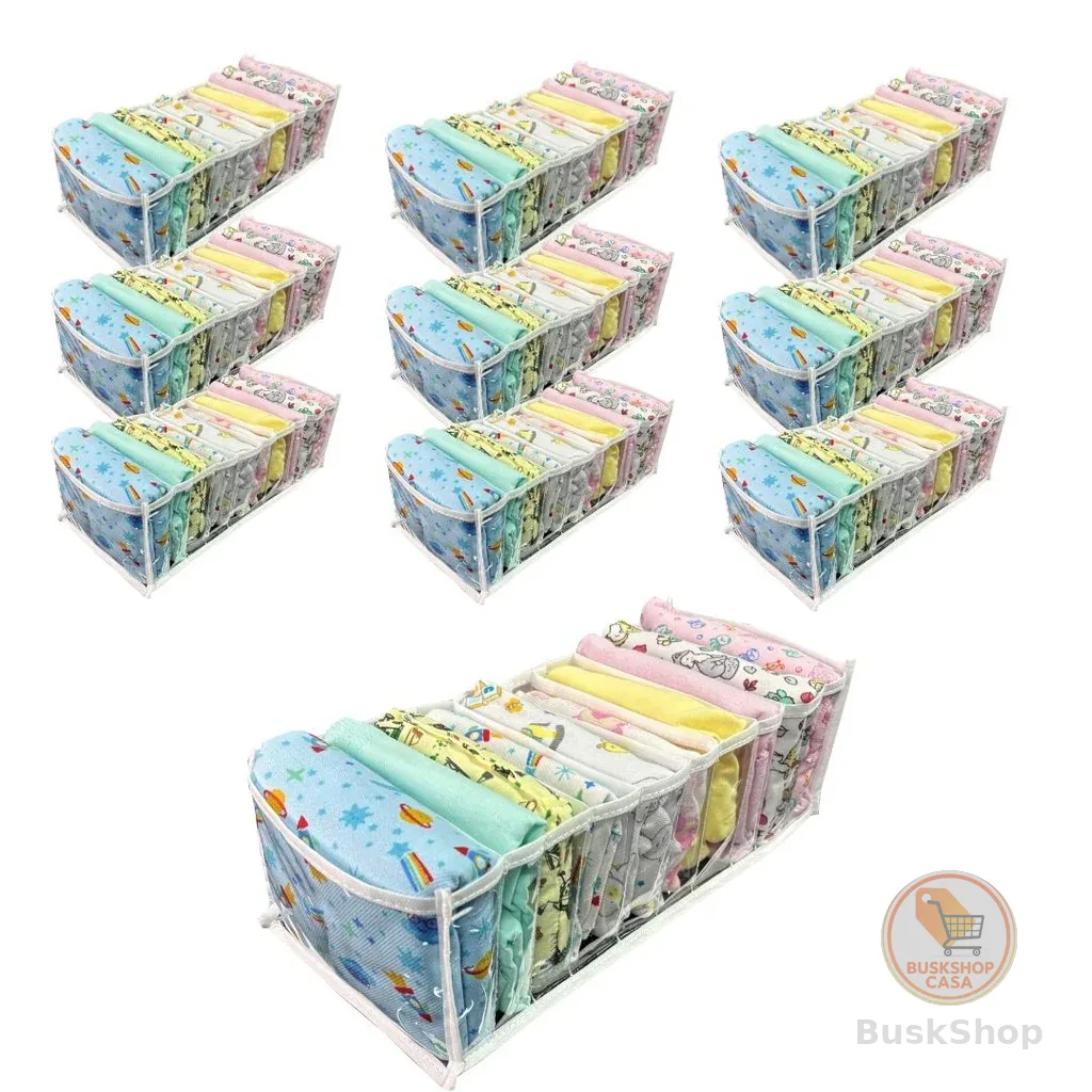 Colmeia Organizador de guarda roupa M Premium kit com 10 und - Maison Plus