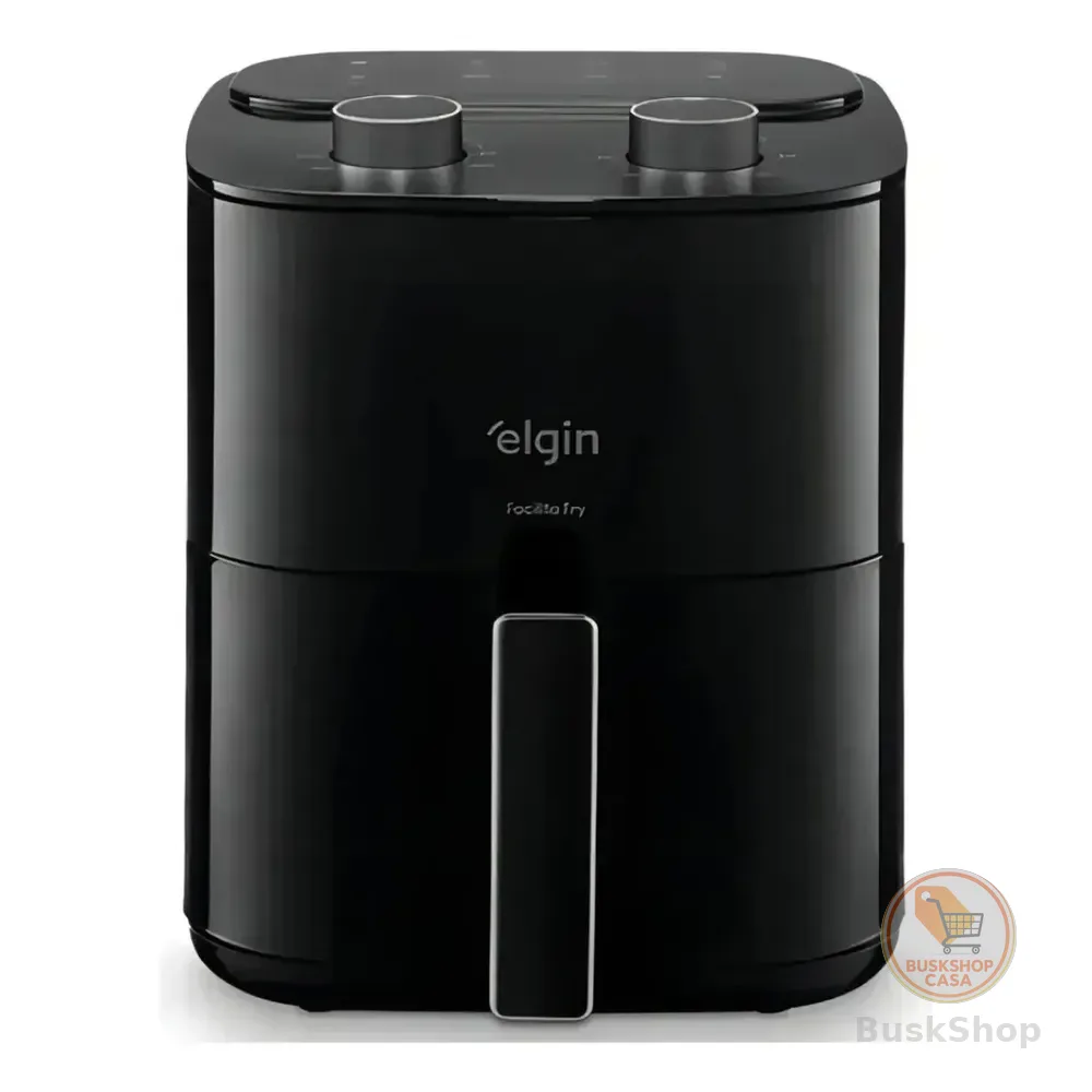 Fritadeira Air Fryer Facilita Fry 3,5litros Preta Elgin Preto 220v