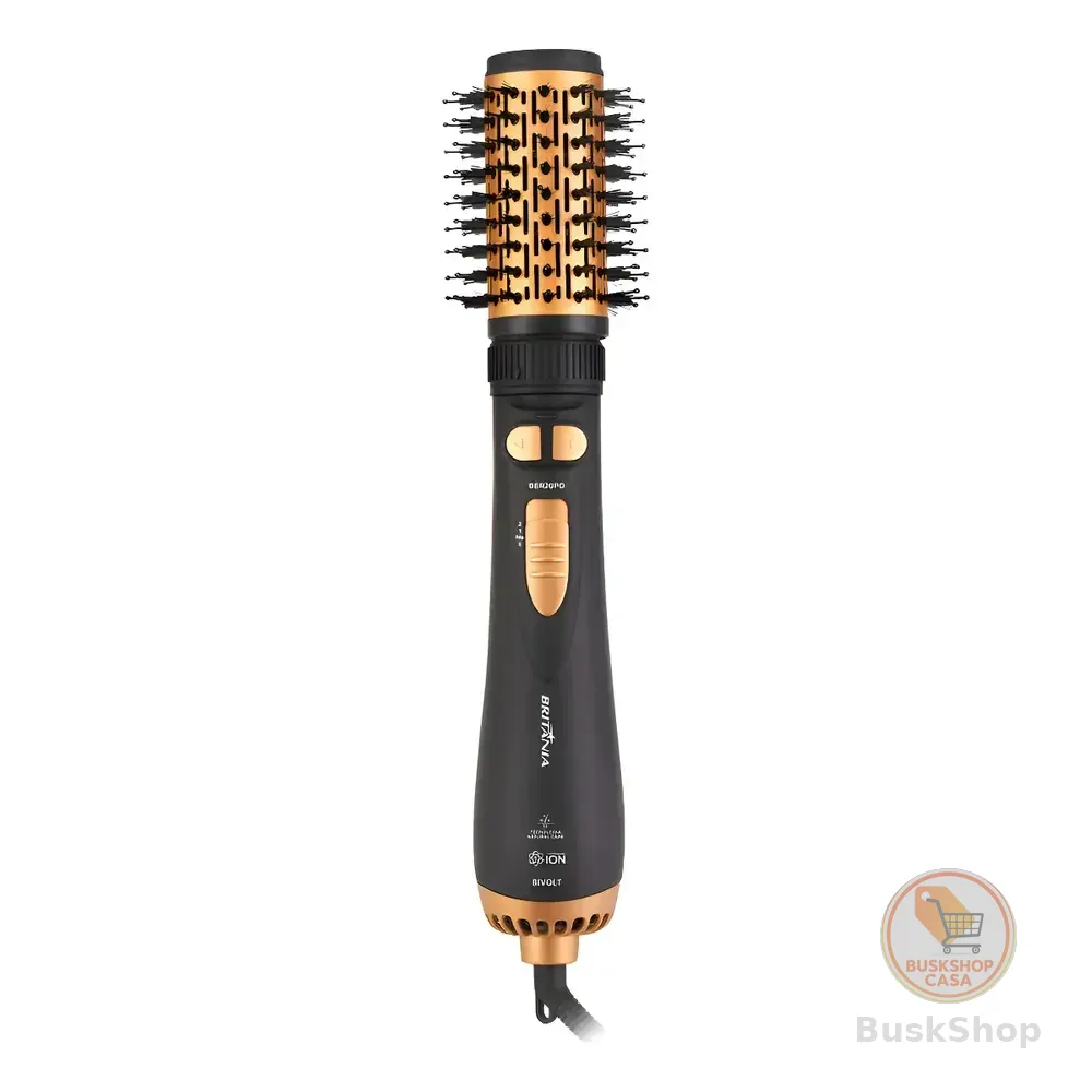 Escova Rotativa Britânia Ber20pd 1300w 3 Temperaturas Bivolt 127/220v