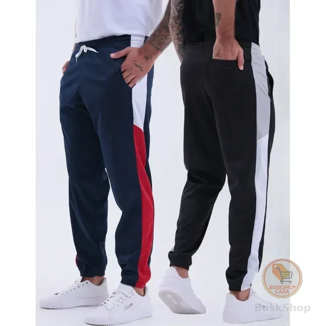 Kit2 Calça Moletom Masculina Academia Corrida Chimpa Esporte