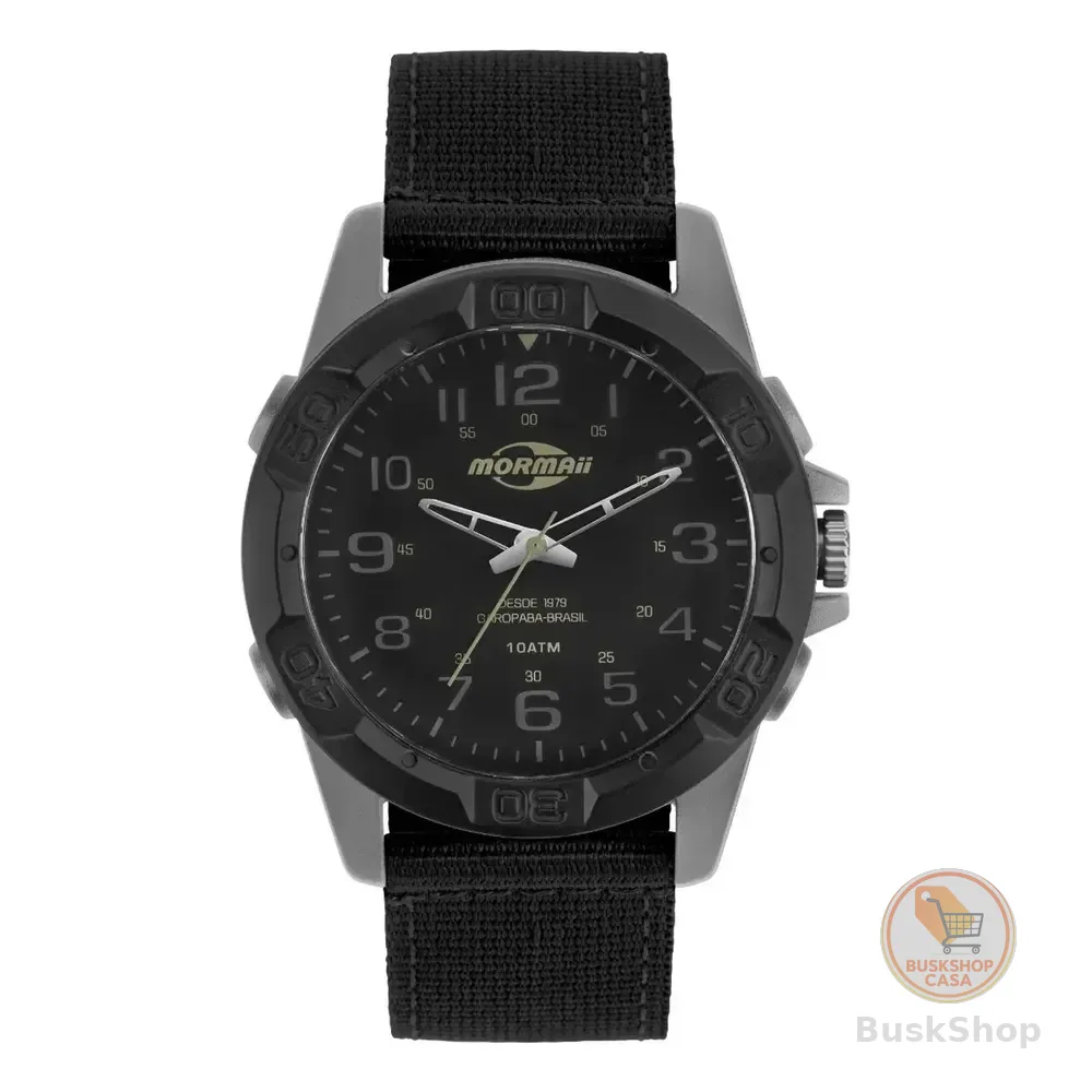 Relógio Mormaii Masculino Casual Marrom - Mopc21jalc/8m Preto