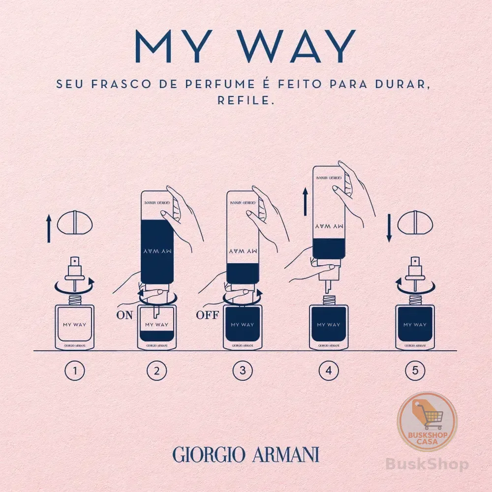 Armani Beauty Perfume Feminino My Way Eau De Parfum, Refilável 30ml