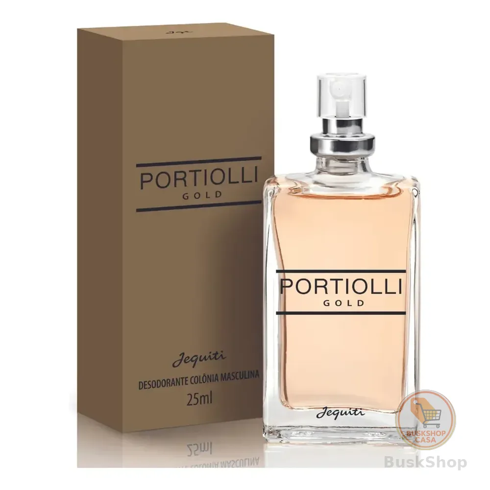 Perfume Portiolli Gold Desodorante Colônia Jequiti 25ml