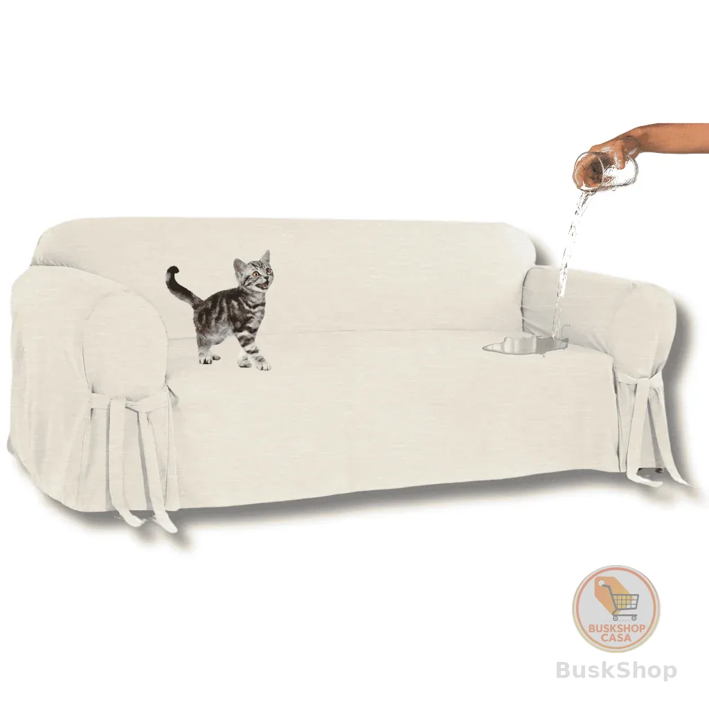 Capa para Sofá em Acquablock 100% Impermeável Protetor Casa Pet Criança Sala (1,2,3,4,5,6 lugares)