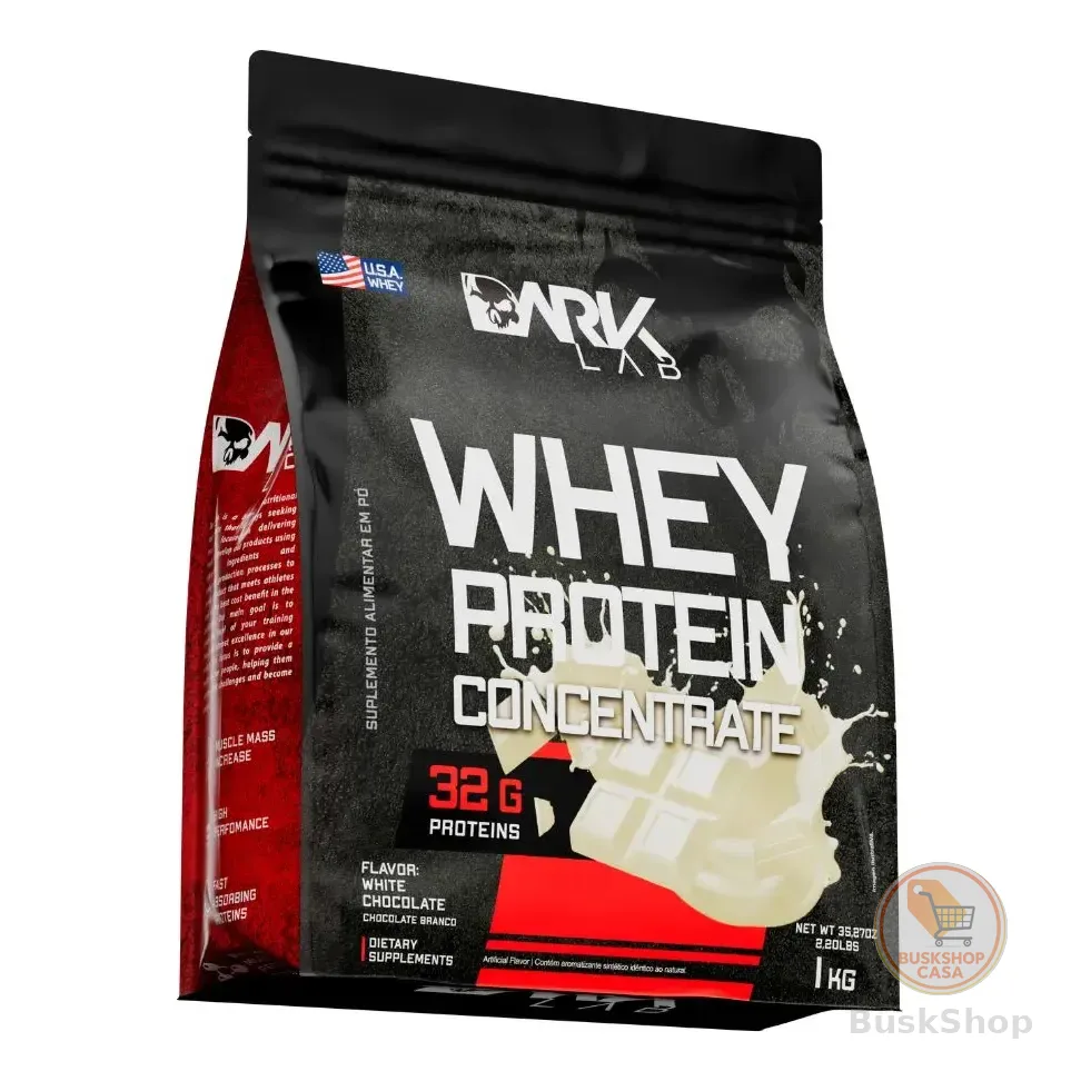 Whey Protein Concentrado 1kg Chocolate Branco Dark Lab