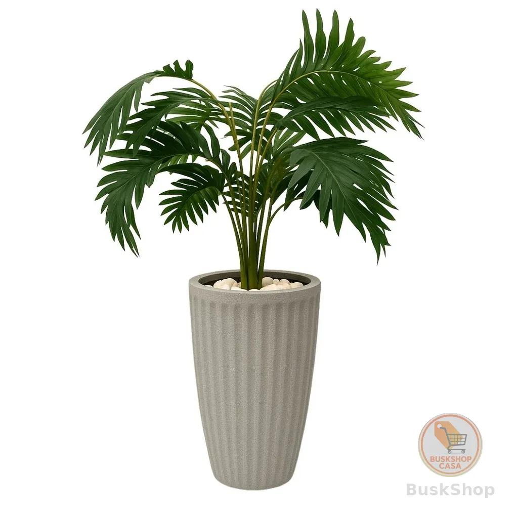 Planta Artificial Palmeira Com Vaso Polietileno