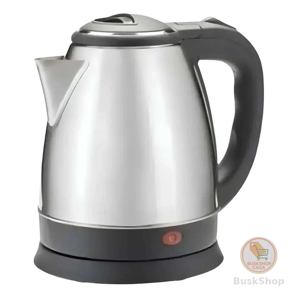 Chaleira Elétrica Inox 1,8l 1500w Aquecimento Rápido Automática Prateado 220v
