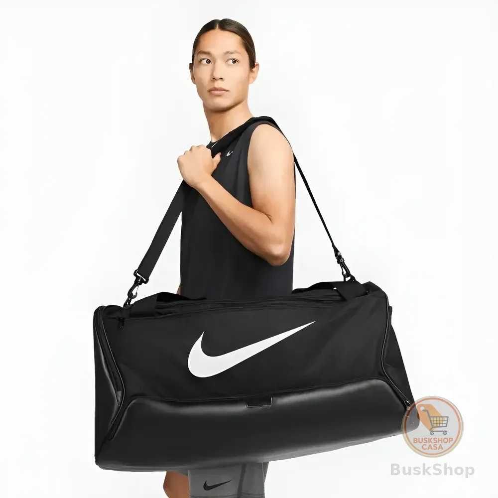 Bolsa Nike Brasilia 9.5 Unissex Cor Preto Liso