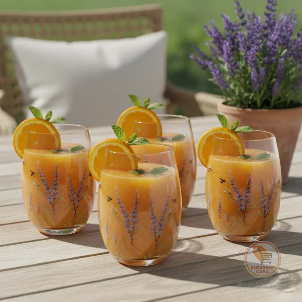 Jogo 4 Copos Longos Redondos 465ml para Drink Água e Suco Mesa Posta Elegante