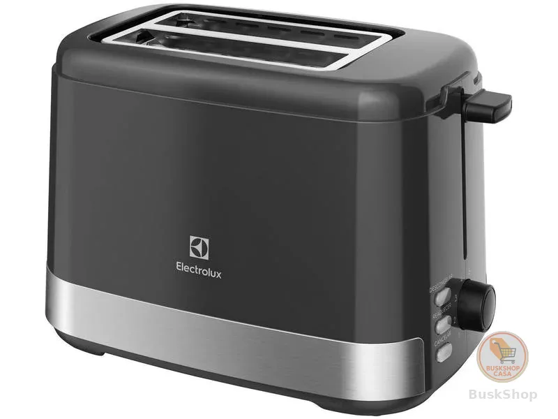 Torradeira Electrolux Granite Gray 2 Fatias 8 Níveis de Tostagem Efficient ETS10