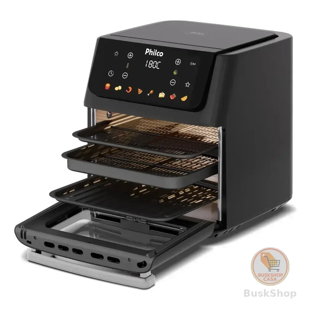 Fritadeira Air Fryer Philco 16 Litros Paf16c Preto 220v