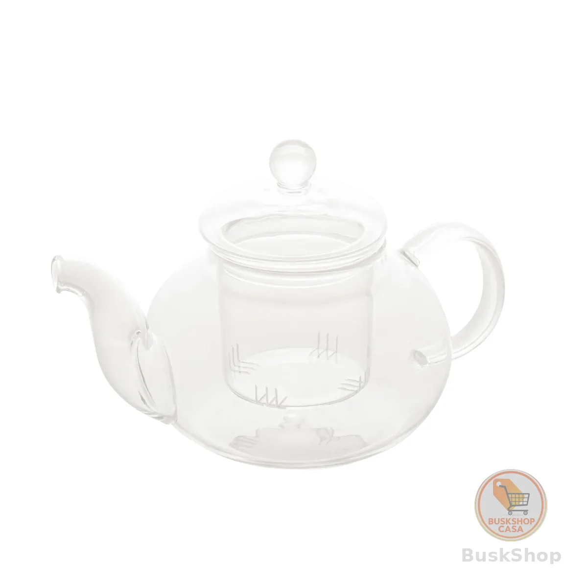 LYOR - Chaleira de Vidro Borossilicato Resistente ao Calor 860ml