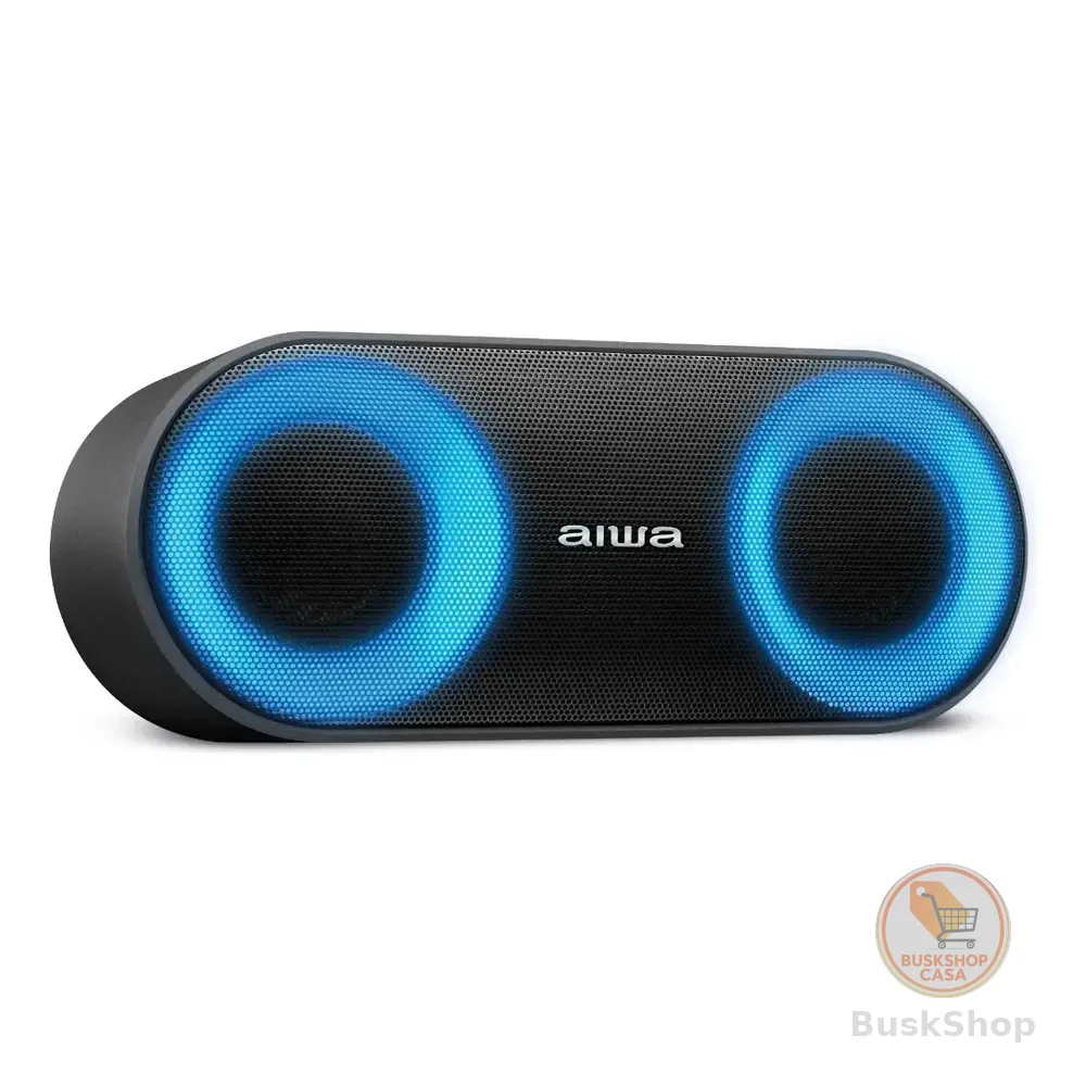 Caixa De Som Speaker Aiwa Aws-sp-01 Bluetooth Cor Preto 127/220v