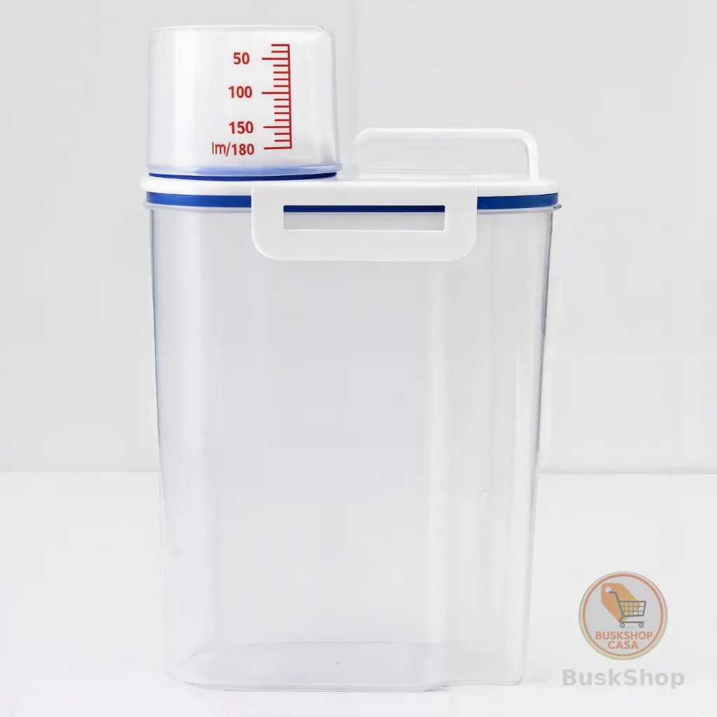 Pote Hermético 2,5L Com Medidor Organizador De Alimentos Mantimentos Arroz