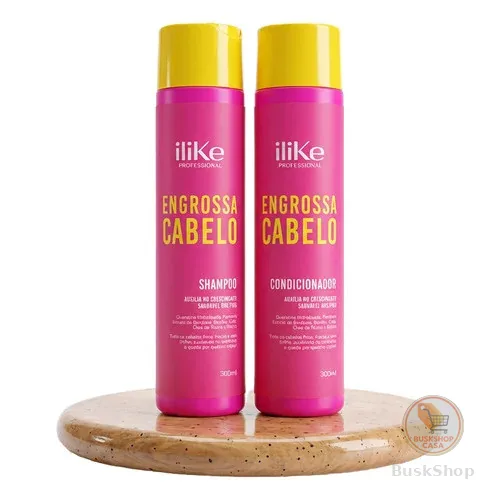 Ilike Engrossa Cabelo Original Crescimento + Volume - 2 Prod