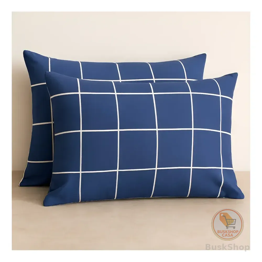 Kit 4 Fronhas Avulsas Estampadas 100% Algodão Malha Com Zíper 50x70cm Toque Macio Anti Bolinha Não Encolhe Fronha Para Travesseiro Cor Modelo 13 Cozzilar Estampado