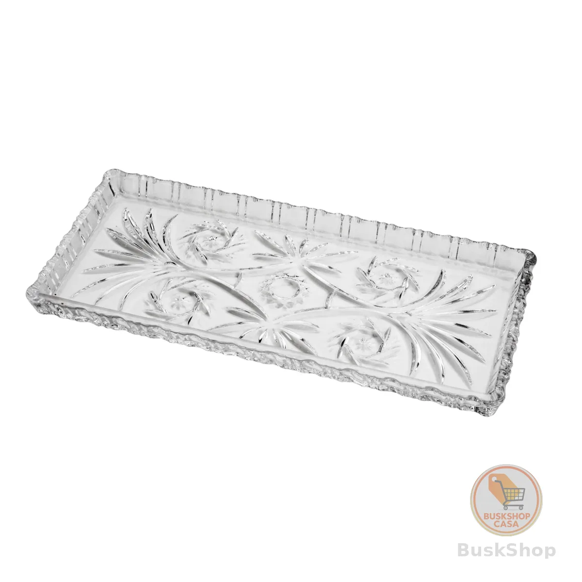 LYOR - Travessa de Cristal Dragon 34cm x 15cm x 2,5cm