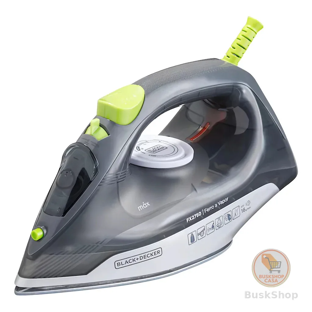 Ferro de Passar Vapor Black Decker Fx2750 Cerâmica Antigotejamento 127V 1 Ano de Garantia + NF