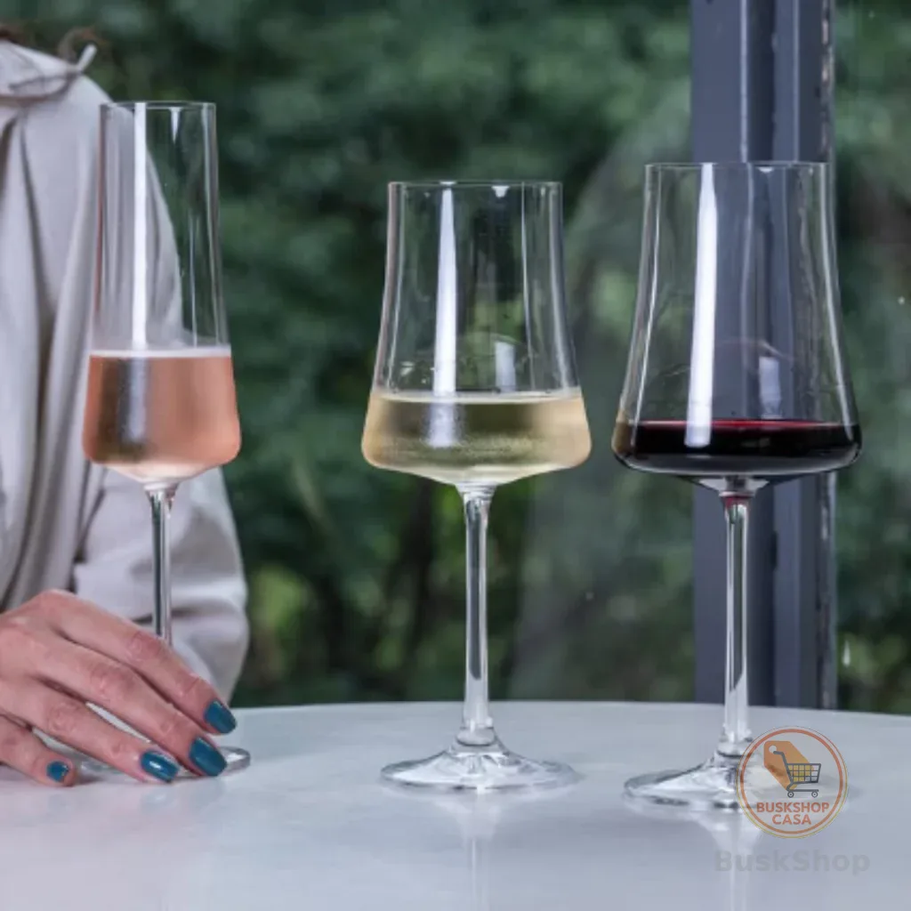 Jogo de taças de cristal Xtra Bohemia 560 ml 06 peças Vinho Copo Decanter