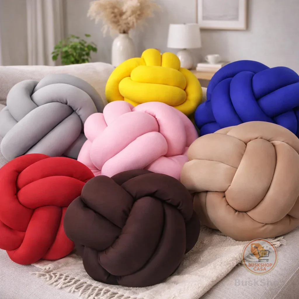 Almofada Decorativa Nó Escandinavo – Elegância e Sofisticação para sua Decoração