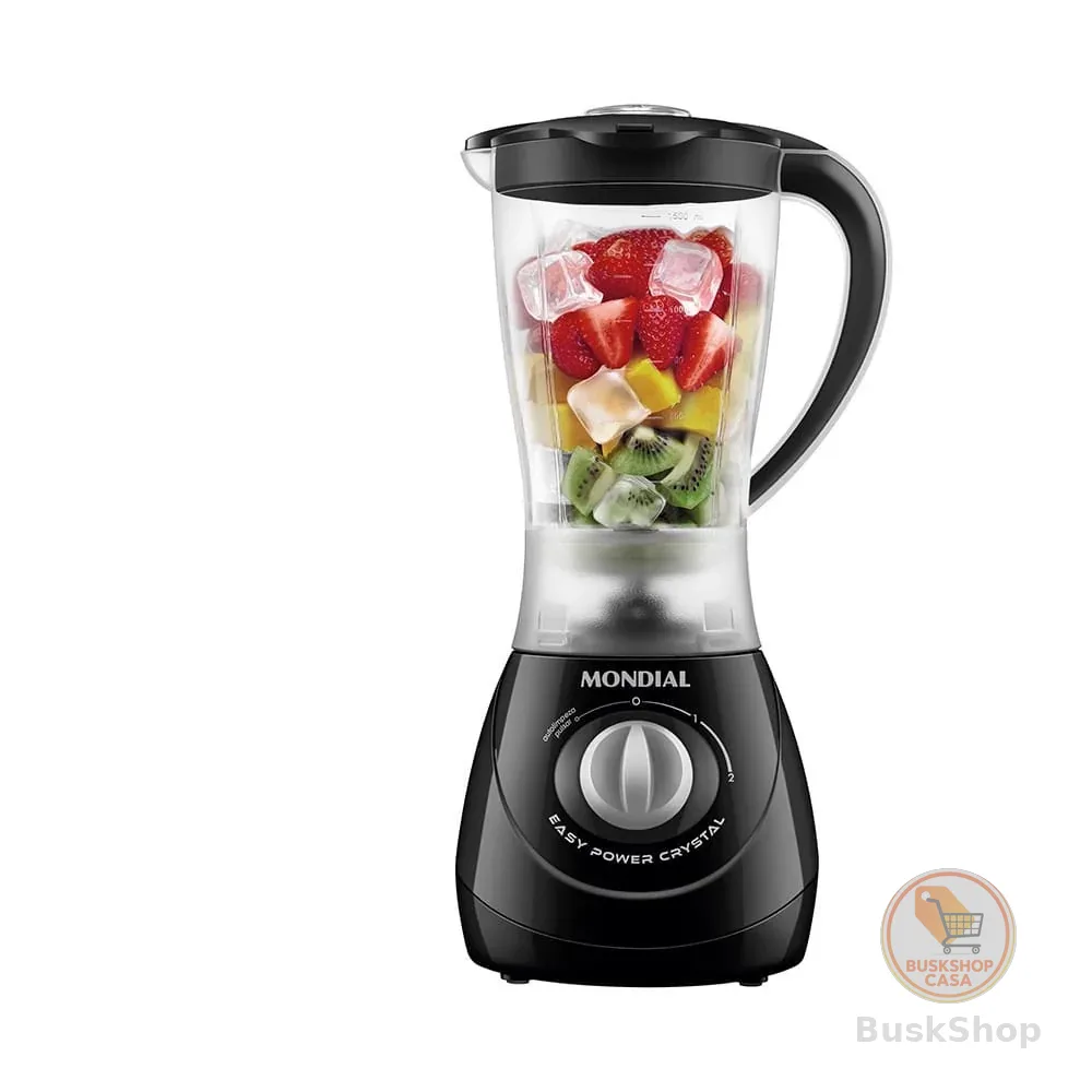 Liquidificador Mondial Easy Power L-550-B com 2 velocidades + Função Pulsar 550W