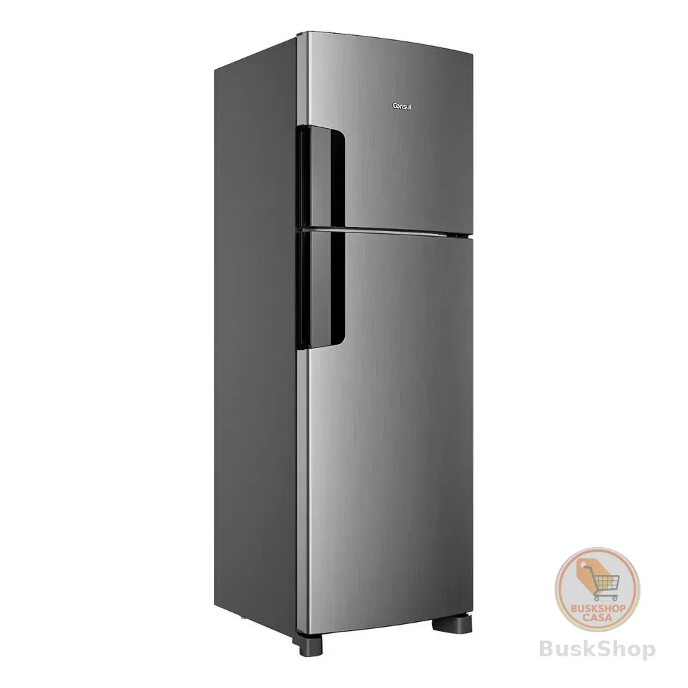 Geladeira Consul Frost Free 377 Litros Duplex Inox - Crm44mk 127v