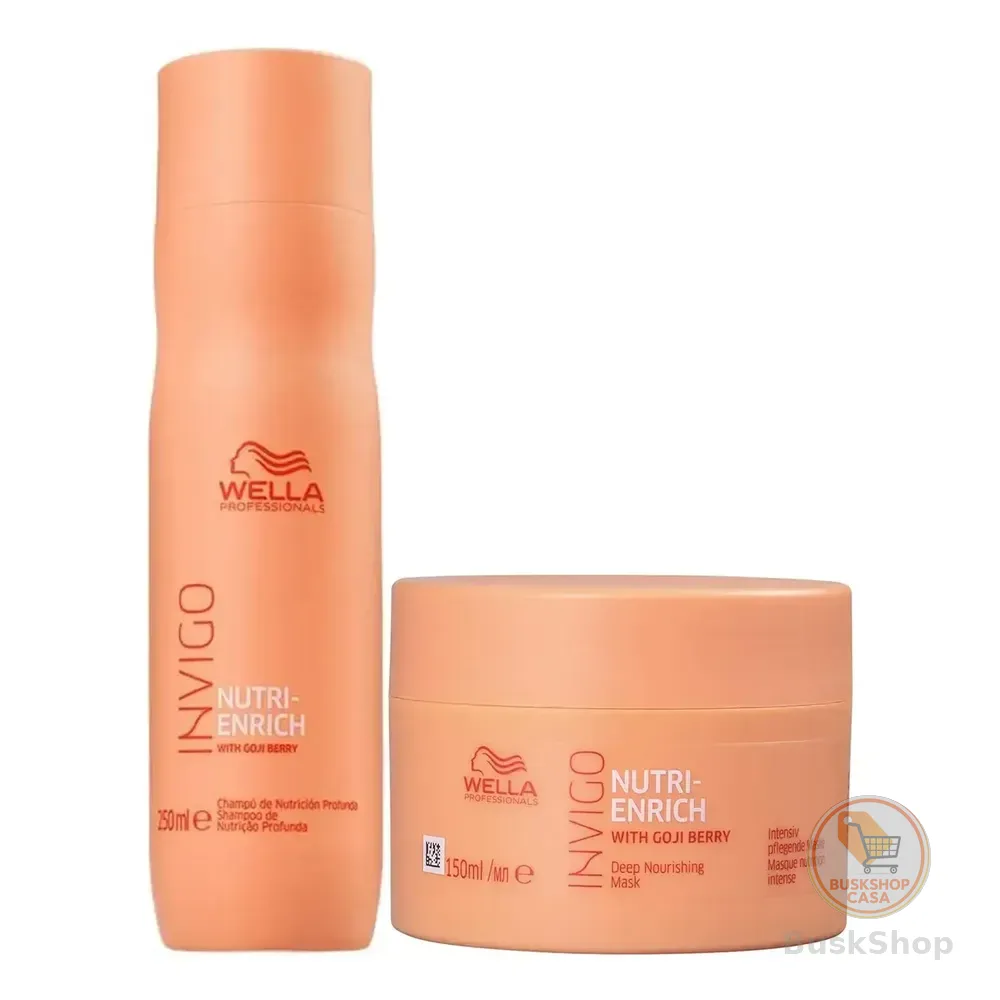 Kit Invigo Nutri Enrich Shampoo 250ml E Máscara 150ml