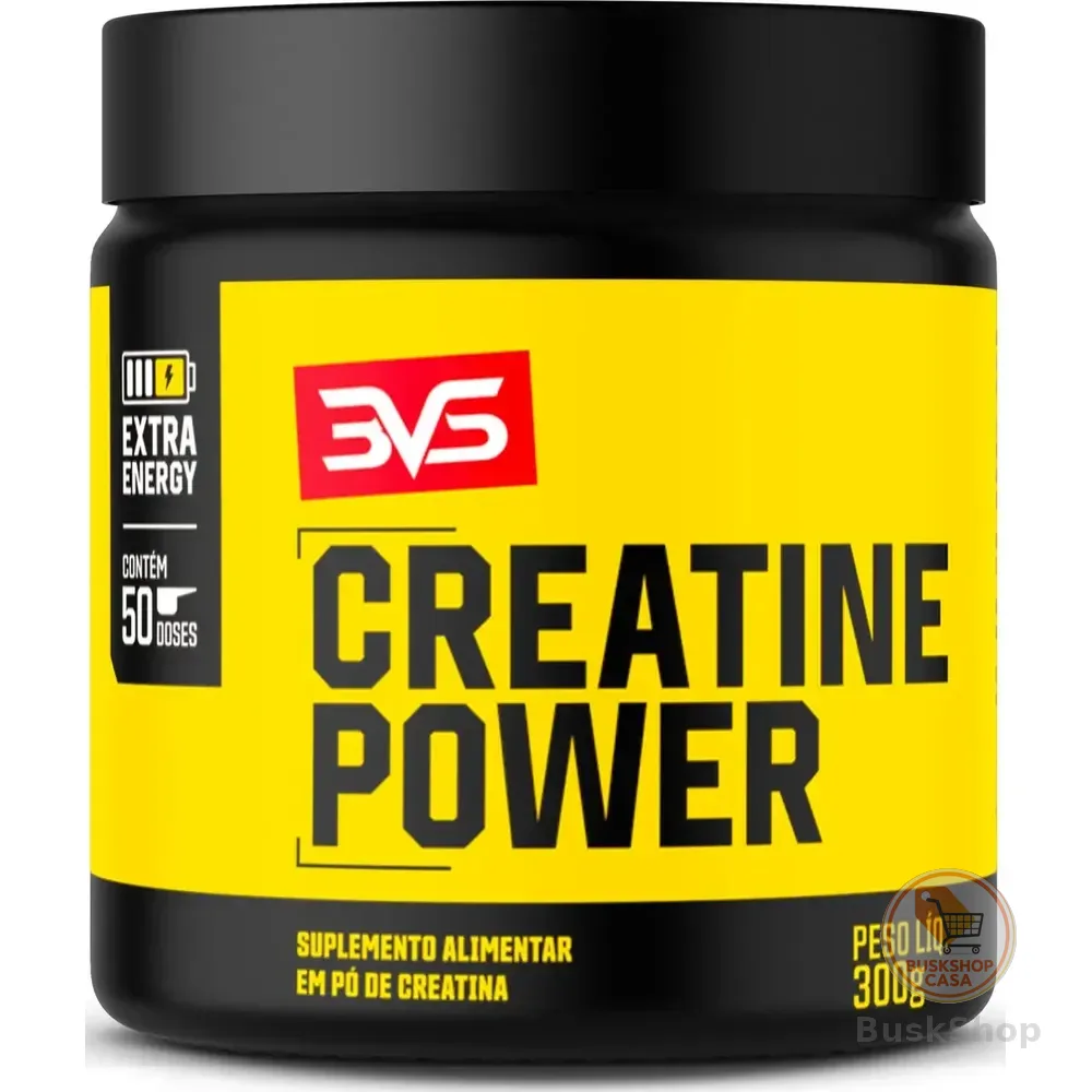 Creatina Monohidratada Power Extra Energy - 300g - 3vs Nutrition Sem Sabor