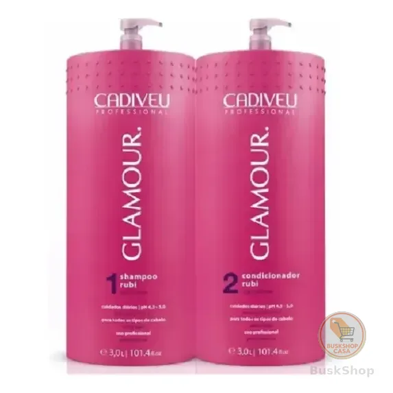 Kit Cadiveu Glamour Rubi Shampoo + Condicionador 6l