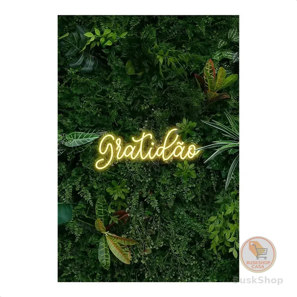 Painel De Festa Muro Inglês Instagramavel Em Tecido 1,5x2,2m Cor Muro Inglês Gratidão
