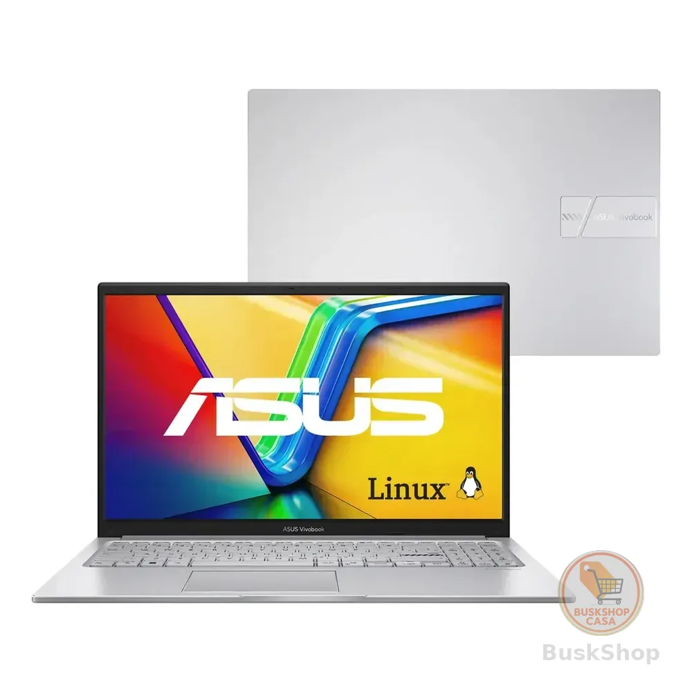 Notebook Asus Vivobook 15 Intel Core I5 1334u 16gb Ram 1tb Ssd Linux Keepos Intel Iris Xe Tela 15,6  Fhd Cool Silver - X1504va-nj2247