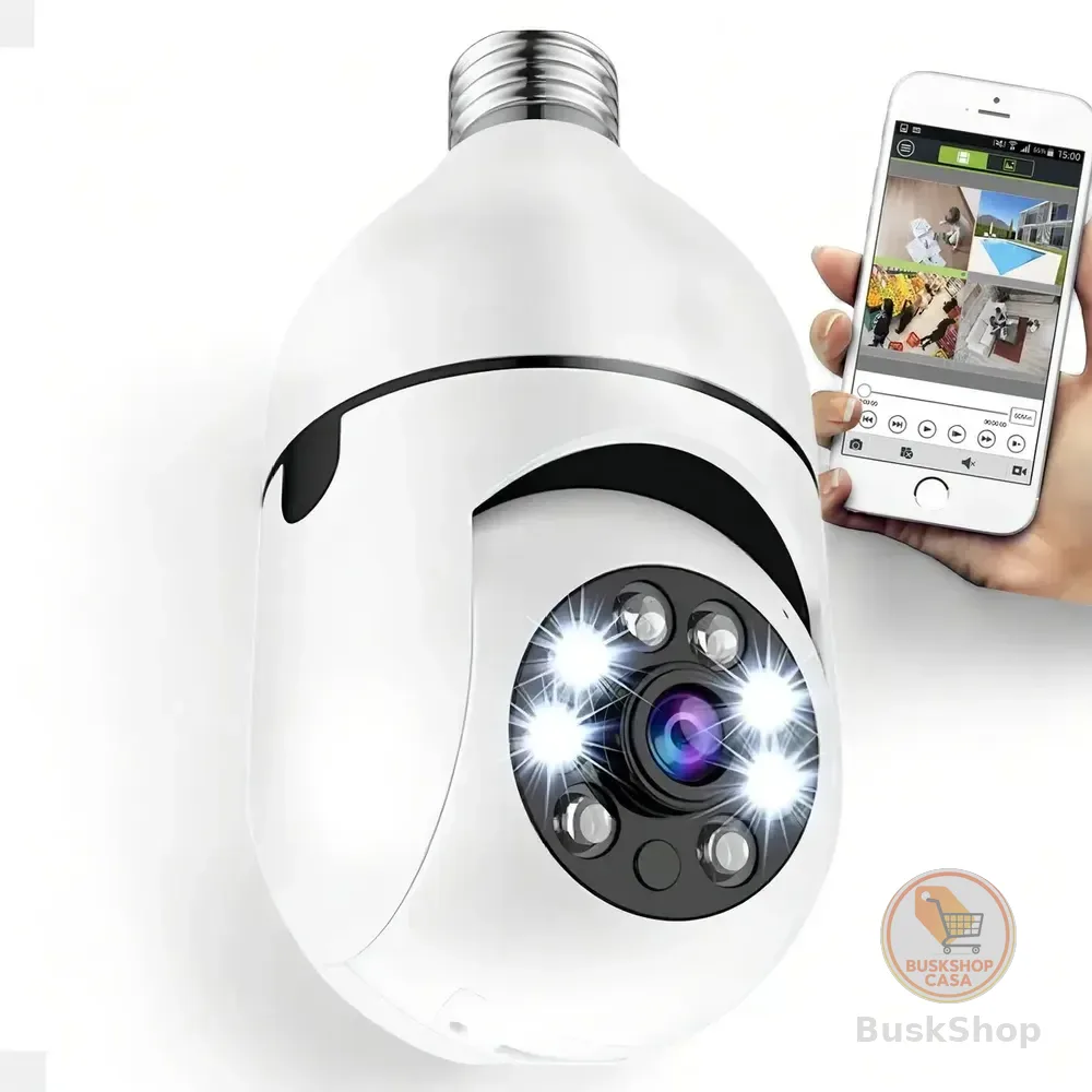 Câmera Ip Wi-fi Yoosee 360º Full Hd Espiã Segurança Bivolt Branca Branco