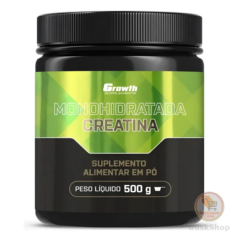 Creatina Monohidratada 500g Growth Supplements - Sem Sabor Sem Sabor