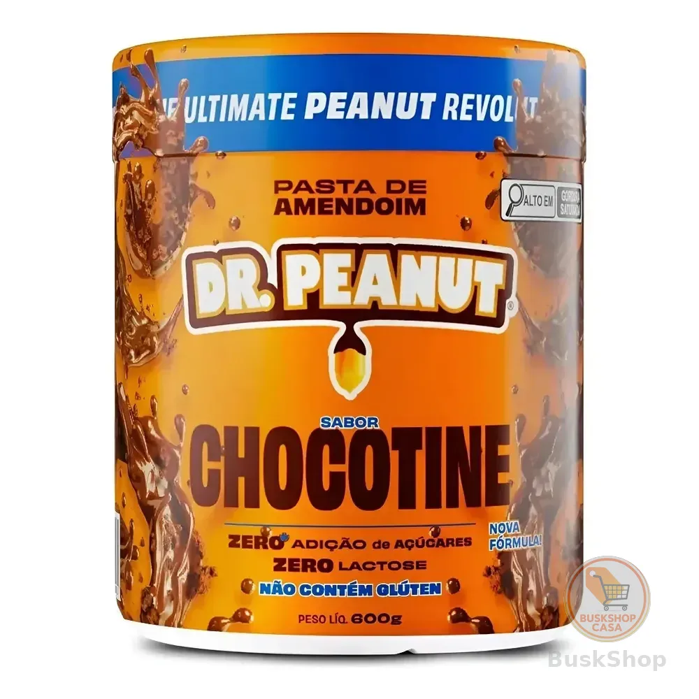 Pasta De Amendoim Dr. Peanut Gourmet Sabor Chocotine 600g