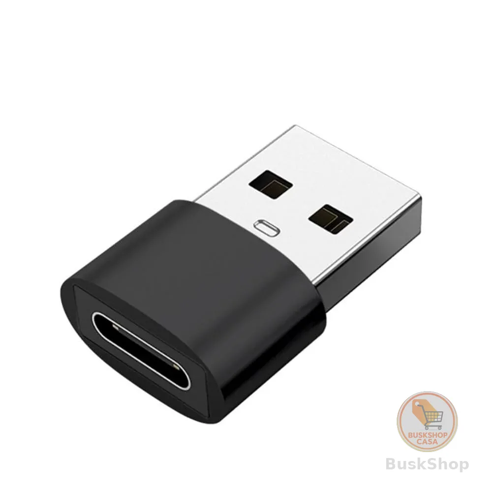 Adaptador Usb A Macho x Tipo C Fêmea - OTG