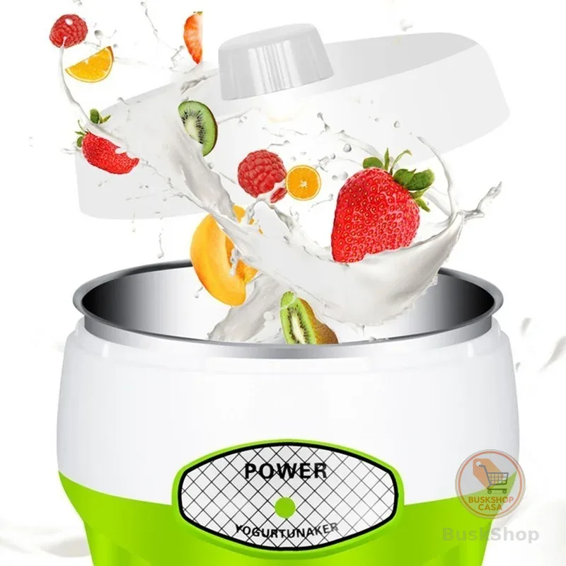 Fabricante De Iogurte Compacto , Máquina De Fazer Grego , Faça Você Mesmo , Caseiro Para Casa , Orgânico , Queijo , Plug