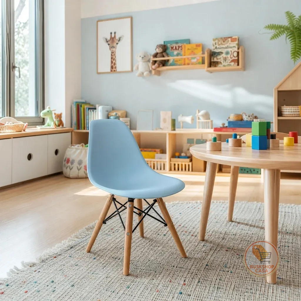 Cadeira Infantil Eames Colorida para Crianças para Brinquedoteca Quarto e Recreação - Seat&co