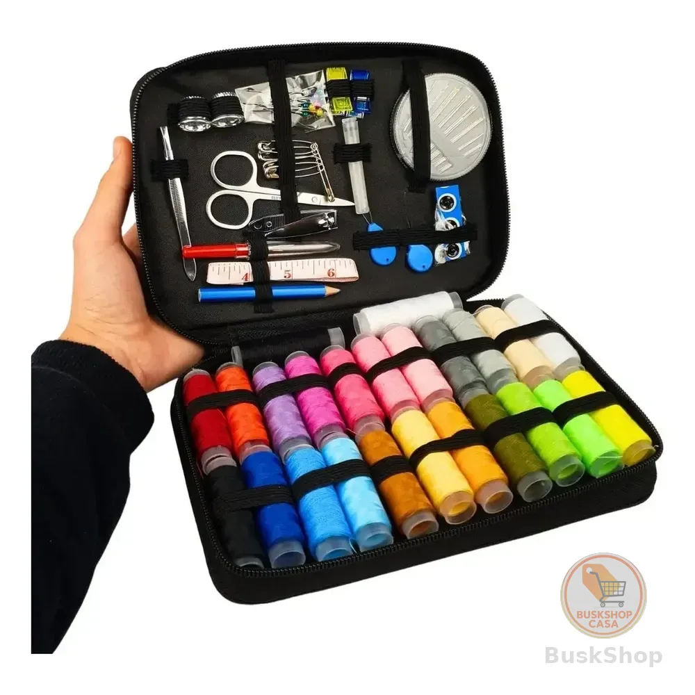Kit De Costura E Linhas C/ 96 Peças - Completo - Nybc
