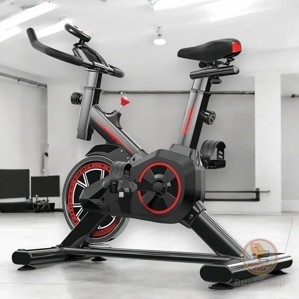 Bicicleta Spinning Ergométrica Para Exercícios Com Monitor Profissional Sport Suporta até 120kg